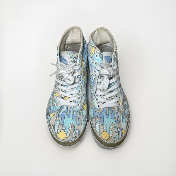 VANS Sk8-Hi Tapered Stacked High UV Ink Sunwaves Chunky Platform Shoes Women 6.5 - Picture 6 of 14